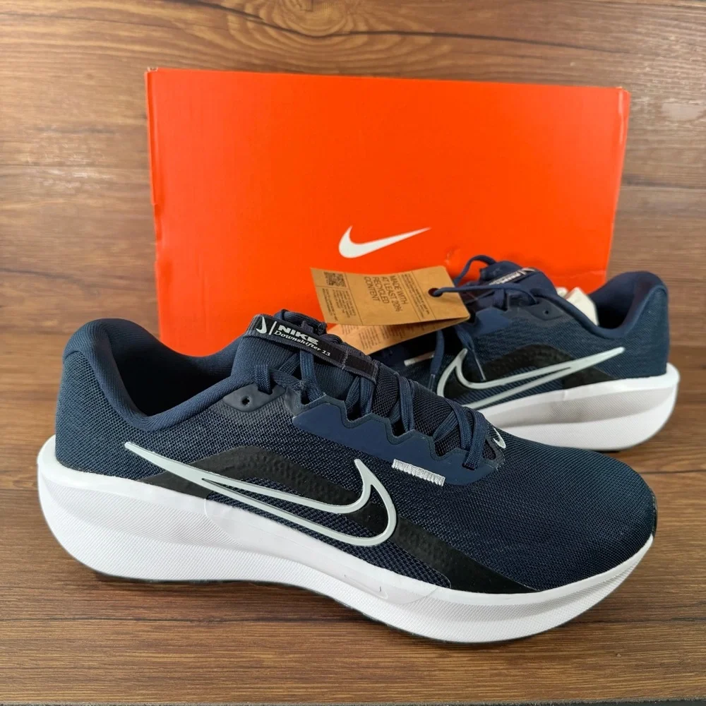 NEW Nike Downshifter 13 Men’s Running Shoes Navy Athletic‎ Sneakers